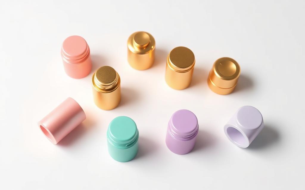 Colorful luxury bottle caps